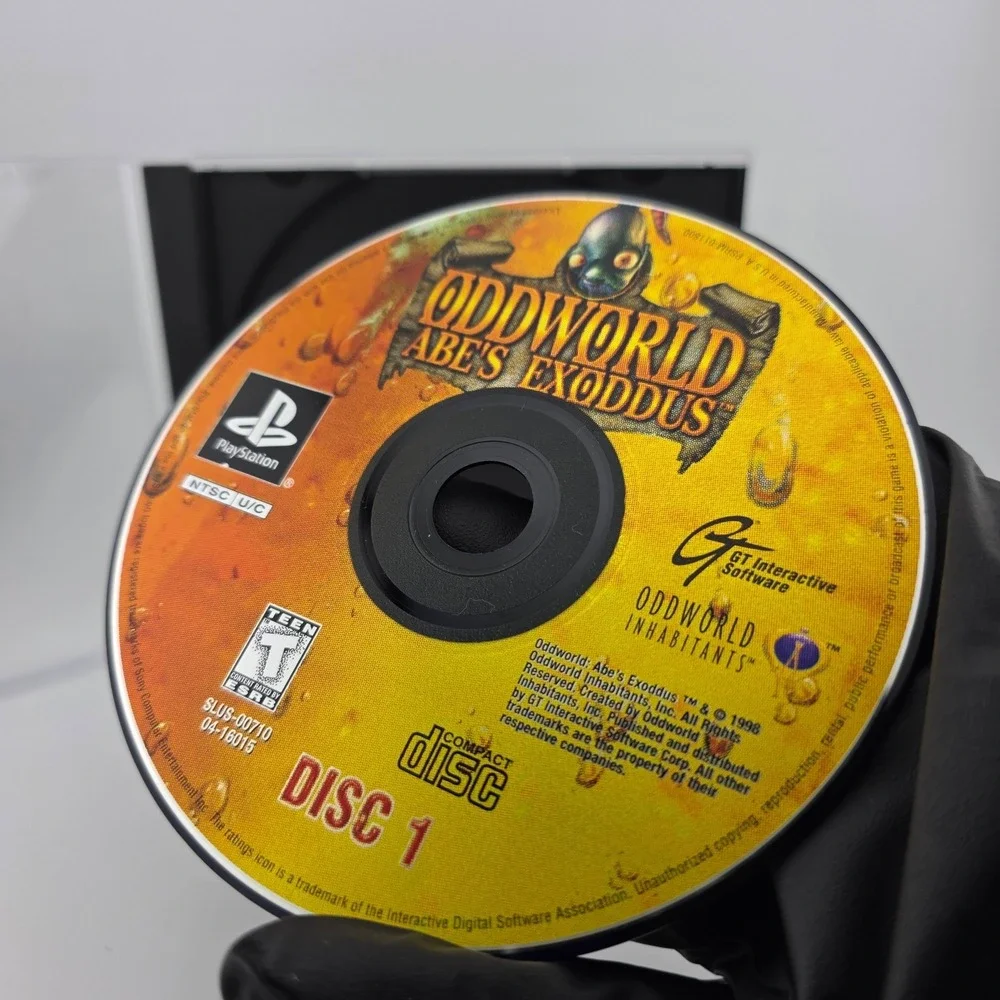 Oddworld‎ Abe's Exodus Playstation 1 PS1 Game Disc 1 Video Game